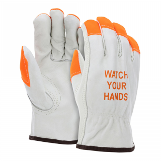 MCR Safety 3215HVI Economy Grade Cow Grain Driver Gloves